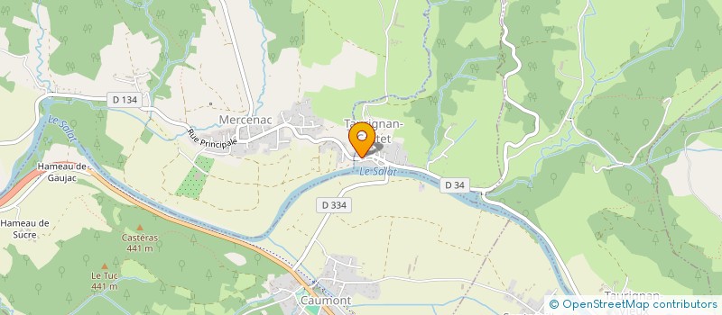 localisation de l'entreprise MADAME ANNE ABRIAC à TAURIGNAN-CASTET