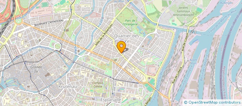 localisation de l'entreprise MADAME ANNE ACCOCEBERRY  STRASBOURG