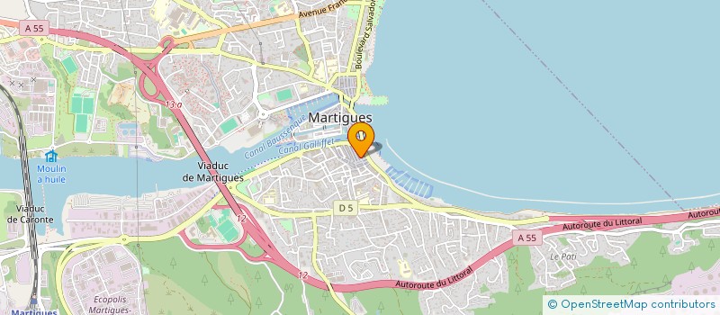localisation de l'entreprise MADAME ANNE AGOSTINI à MARTIGUES