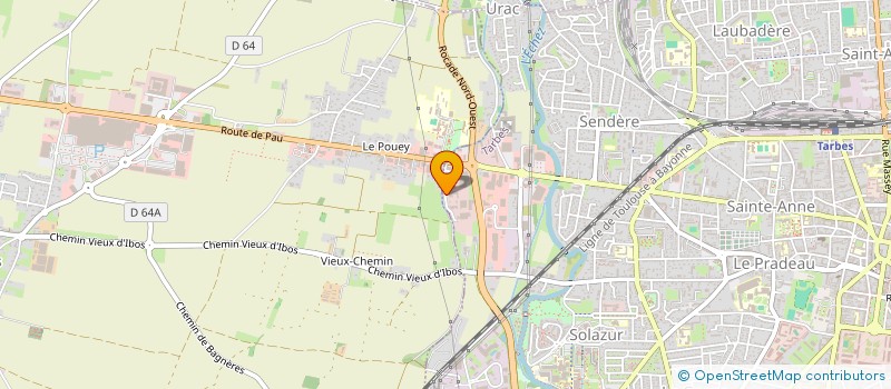 localisation de l'entreprise MADAME ANNE AGUILLON  TARBES