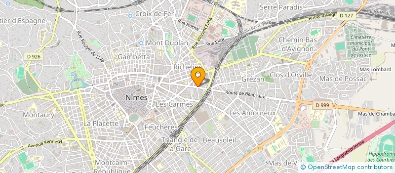 localisation de l'entreprise MADAME ANNE AIGOIN  NIMES