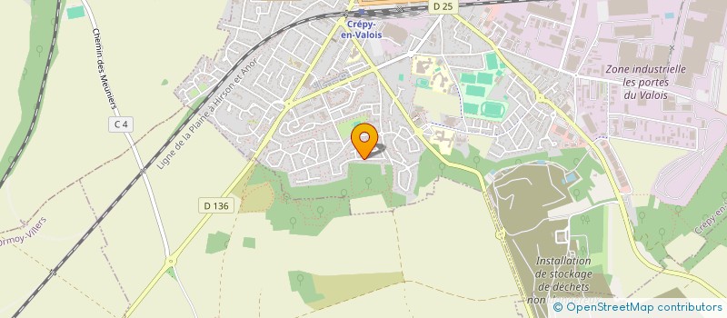 localisation de l'entreprise MADAME ANNE AKINOSHO  CREPY EN VALOIS