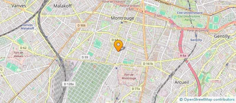 localisation de l'entreprise MADAME ANNE ALOUF à MONTROUGE