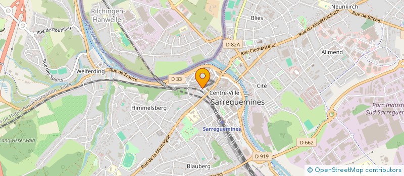 localisation de l'entreprise MADAME ANNE-AMANDA PUSCEDDU à SARREGUEMINES