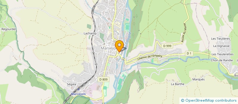 localisation de l'entreprise MADAME ANNE AMBERGNY  MARVEJOLS