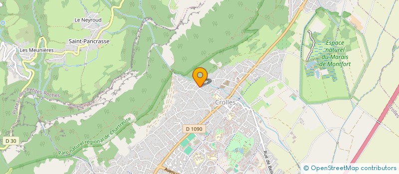 localisation de l'entreprise MADAME ANNE AMRO  CROLLES