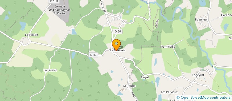 localisation de l'entreprise MADAME ANNE ANDERSON à CHAMPAGNAC-LA-RIVIERE