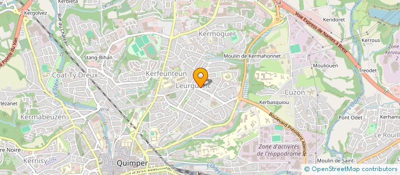 localisation de l'entreprise MADAME ANNE ANDRE à QUIMPER