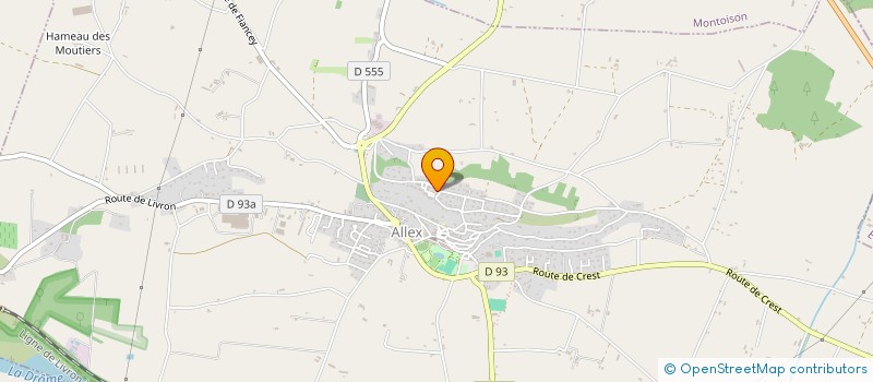 localisation de l'entreprise MADAME ANNE ANTERION  ALLEX