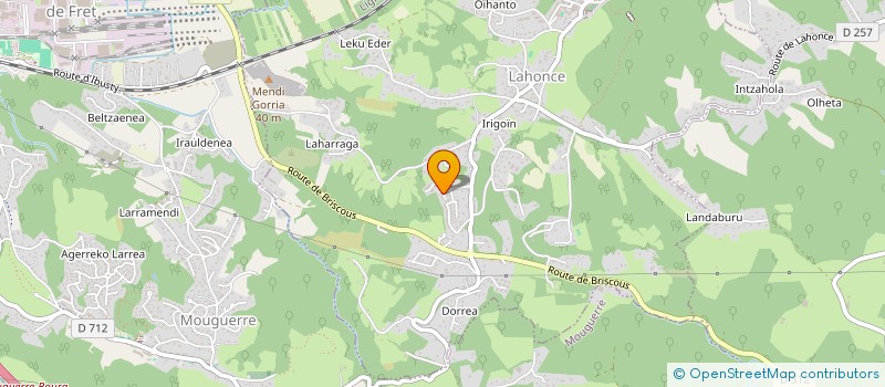 localisation de l'entreprise MADAME ANNE ARBELBIDE  LAHONCE