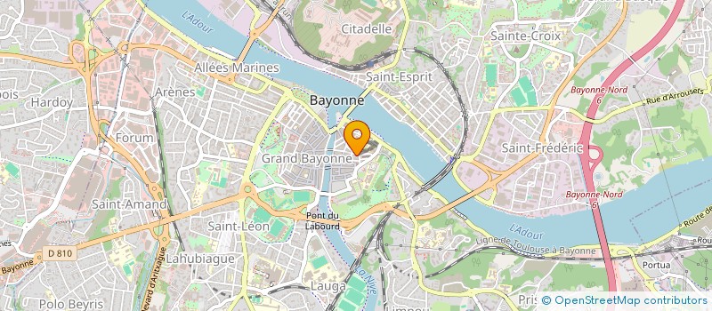 localisation de l'entreprise MADAME ANNE ARBIOL à BAYONNE