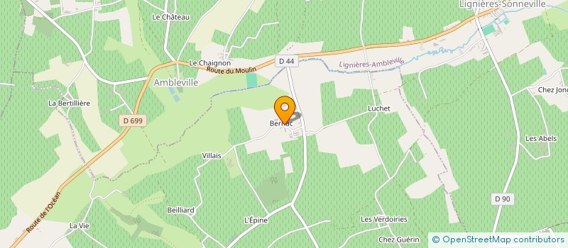 localisation de l'entreprise MADAME ANNE ARCHAMBAUD à CRITEUIL-LA-MAGDELEINE