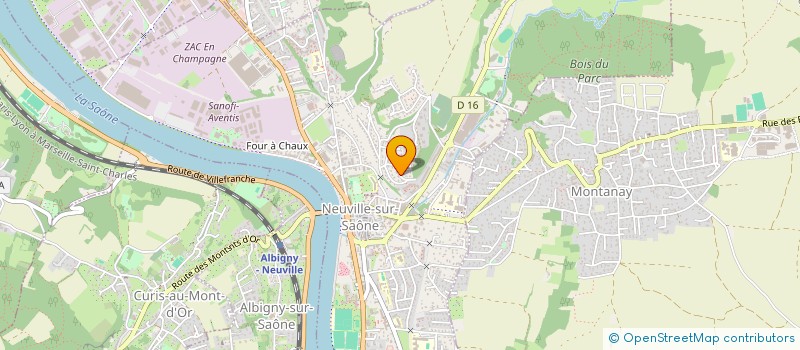 localisation de l'entreprise MADAME ANNE ARDICHVILI  NEUVILLE-SUR-SAONE