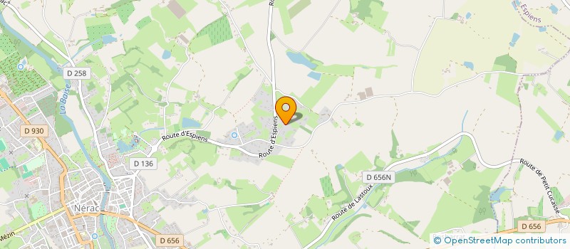 localisation de l'entreprise MADAME ANNE ARETHENS  MONTAGNAC-SUR-AUVIGNON