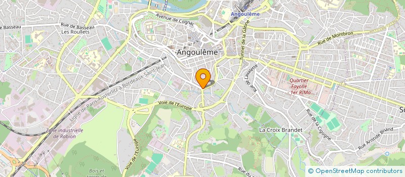 localisation de l'entreprise MADAME ANNE ARLIX à ANGOULEME