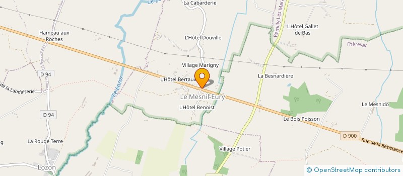 localisation de l'entreprise MADAME ANNE-ARMELLE LANGLOIS  LE MESNIL-EURY