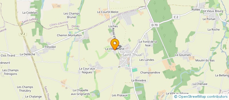 localisation de l'entreprise MADAME ANNE ARRIBART  LA BAUSSAINE