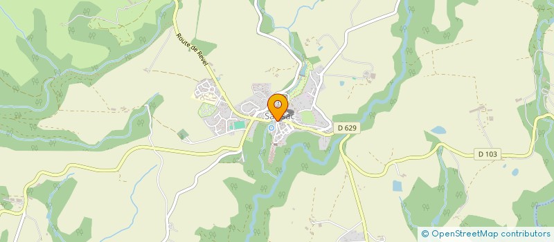 localisation de l'entreprise MADAME ANNE ASSEMAT  SAISSAC