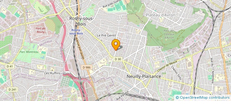 localisation de l'entreprise MADAME ANNE ATLAN à ROSNY-SOUS-BOIS