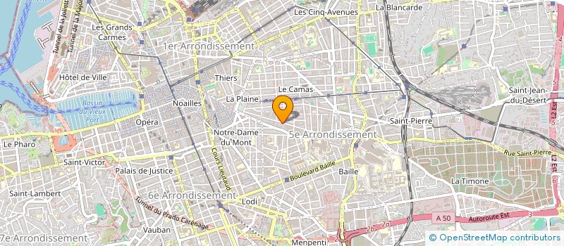 localisation de l'entreprise MADAME ANNE AUDAT-PECHEUR à MARSEILLE