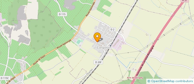 localisation de l'entreprise MADAME ANNE AUDIDIER à CORGOLOIN