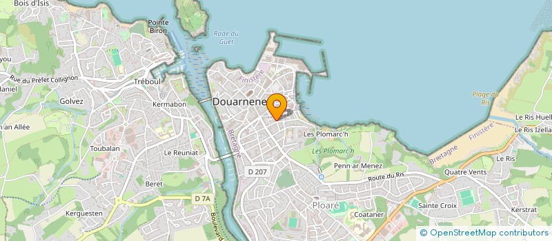 localisation de l'entreprise MADAME ANNE AUDREN à DOUARNENEZ