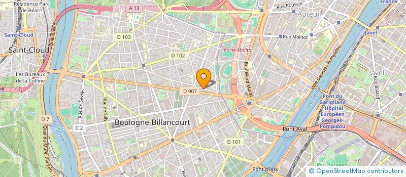 localisation de l'entreprise MADAME ANNE AUFRERE DE LA PREUGNE à BOULOGNE-BILLANCOURT