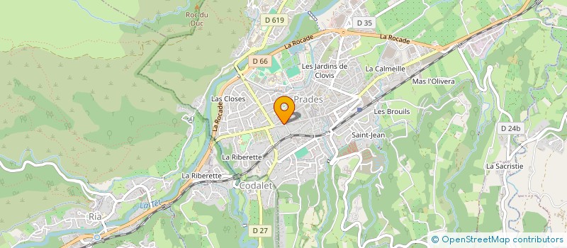 localisation de l'entreprise MADAME ANNE AULNETTE à PRADES