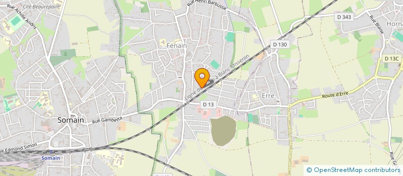 localisation de l'entreprise MADAME ANNE-AURORE COLSON  FENAIN