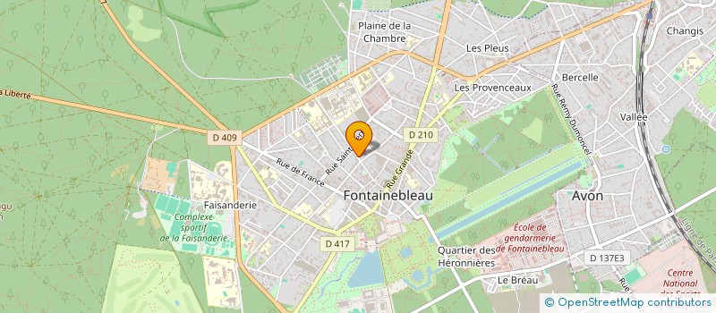 localisation de l'entreprise MADAME ANNE AUTHEMAN à FONTAINEBLEAU