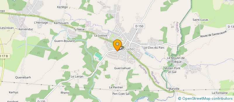 localisation de l'entreprise MADAME ANNE AVELINES à PLUNERET