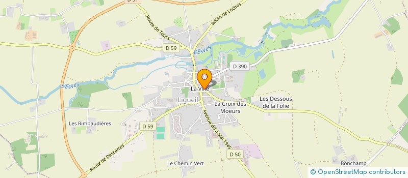 localisation de l'entreprise MADAME ANNE AVIRON  LIGUEIL