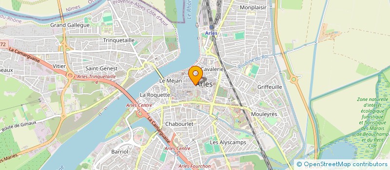 localisation de l'entreprise MADAME ANNE BAATARD  ARLES