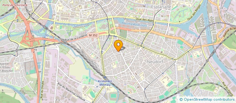 localisation de l'entreprise MADAME ANNE BACH  STRASBOURG