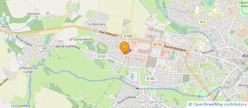 localisation de l'entreprise MADAME ANNE BACH à CONDE-SUR-SARTHE