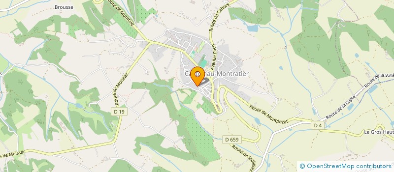 localisation de l'entreprise MADAME ANNE BACH  CASTELNAU-MONTRATIER