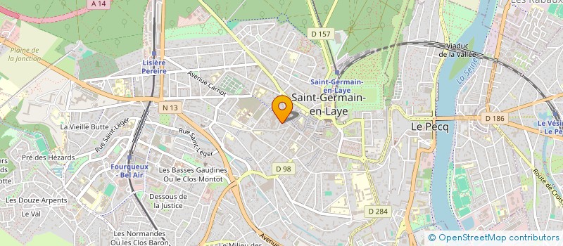 localisation de l'entreprise MADAME ANNE BADJAKSIZIAN  SAINT-GERMAIN-EN-LAYE