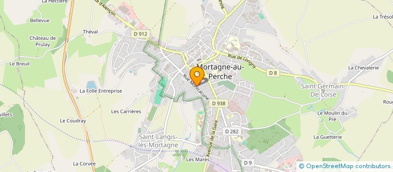 localisation de l'entreprise MADAME ANNE BADRICHANI à MORTAGNE-AU-PERCHE