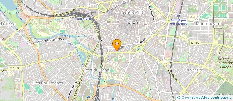 localisation de l'entreprise MADAME ANNE BAILLY à DIJON