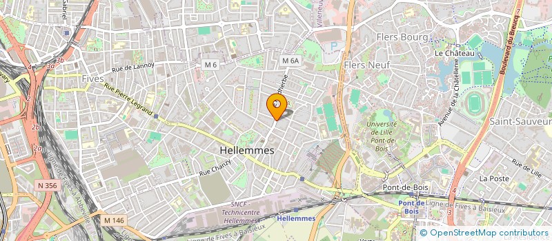 localisation de l'entreprise MADAME ANNE BAILLY à LILLE
