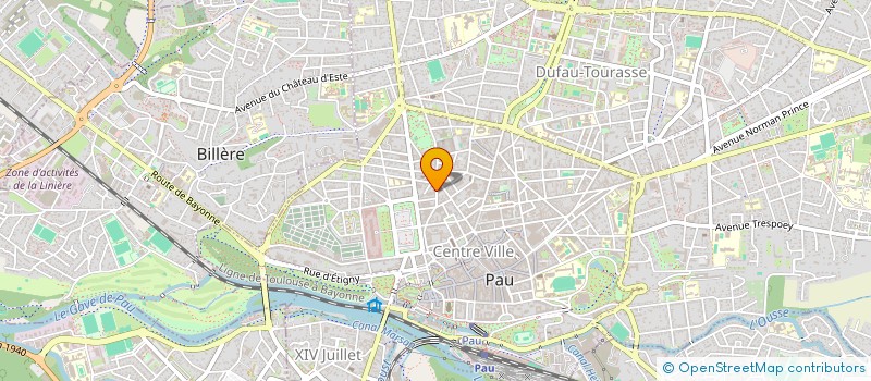 localisation de l'entreprise MADAME ANNE BAKABOULA MASSHA à PAU