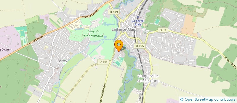 localisation de l'entreprise MADAME ANNE BALAYER  LA FERTE-ALAIS