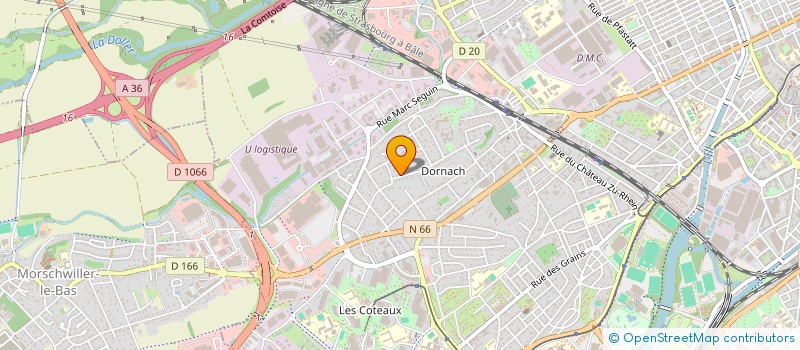 localisation de l'entreprise MADAME ANNE BALDENS  MULHOUSE