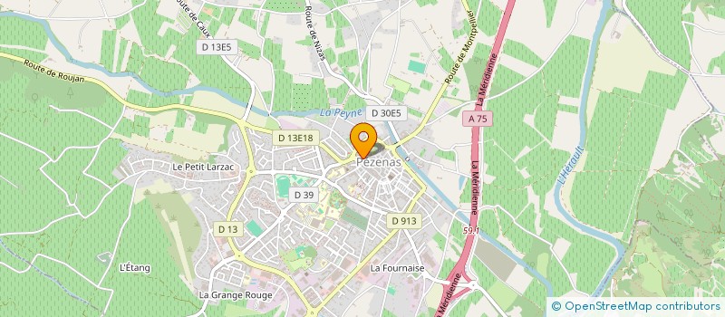 localisation de l'entreprise MADAME ANNE BALECH à PEZENAS