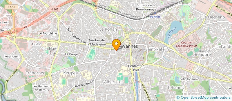 localisation de l'entreprise MADAME ANNE BALLU à VANNES