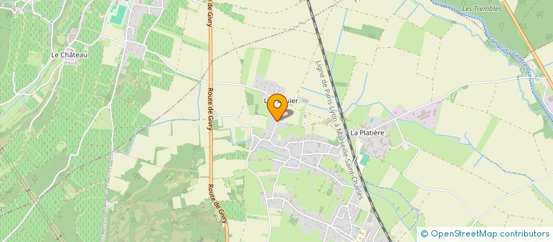 localisation de l'entreprise MADAME ANNE BALMONT  FONTAINES