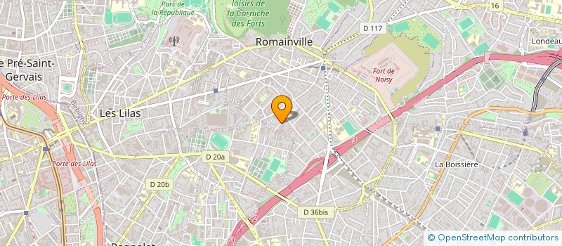 localisation de l'entreprise MADAME ANNE BALPE à ROMAINVILLE
