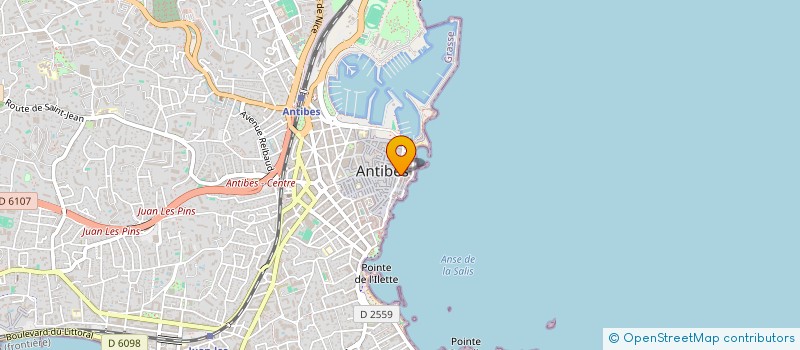 localisation de l'entreprise MADAME ANNE BARAIZE à ANTIBES
