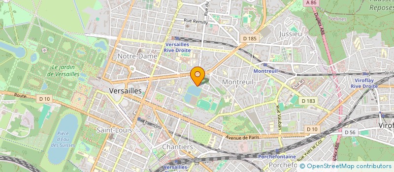 localisation de l'entreprise MADAME ANNE BARBE à VERSAILLES