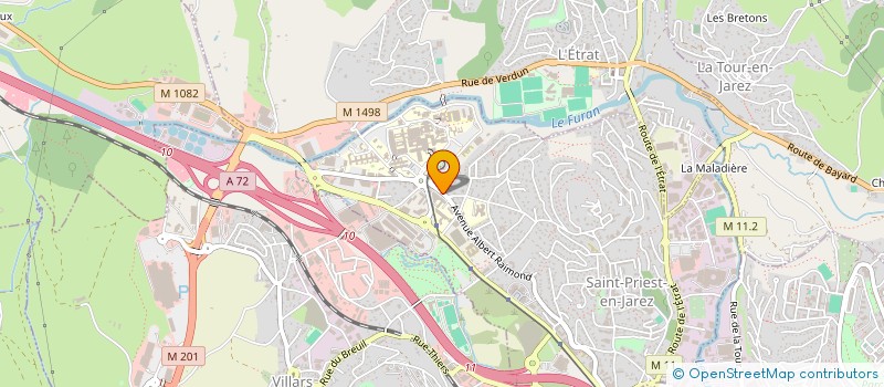 localisation de l'entreprise MADAME ANNE BARCET  SAINT-PRIEST-EN-JAREZ